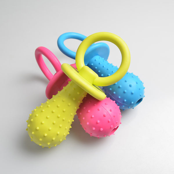 Rubber Nipple Pet Toys