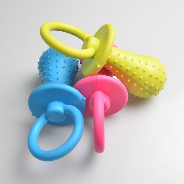 Rubber Nipple Pet Toys