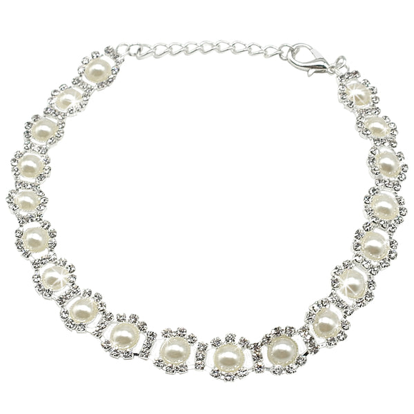 Rhinestone Dog Necklace