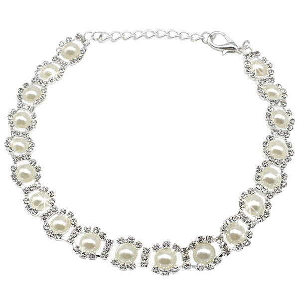 Rhinestone Dog Necklace